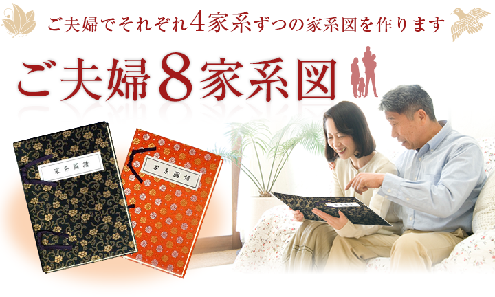ご夫婦8家系図